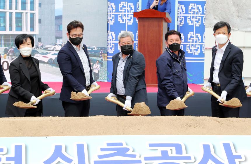 도시재생뉴딜 한들거점센터 신축공사 기공식 - 3