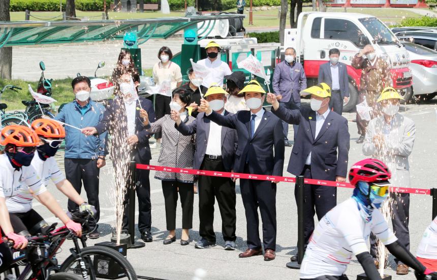 엑스포 성공기원 자전거 국토종주 출정식 - 5