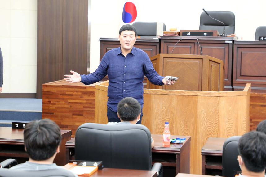 지곡초등학교 함양군의회 방문 - 3