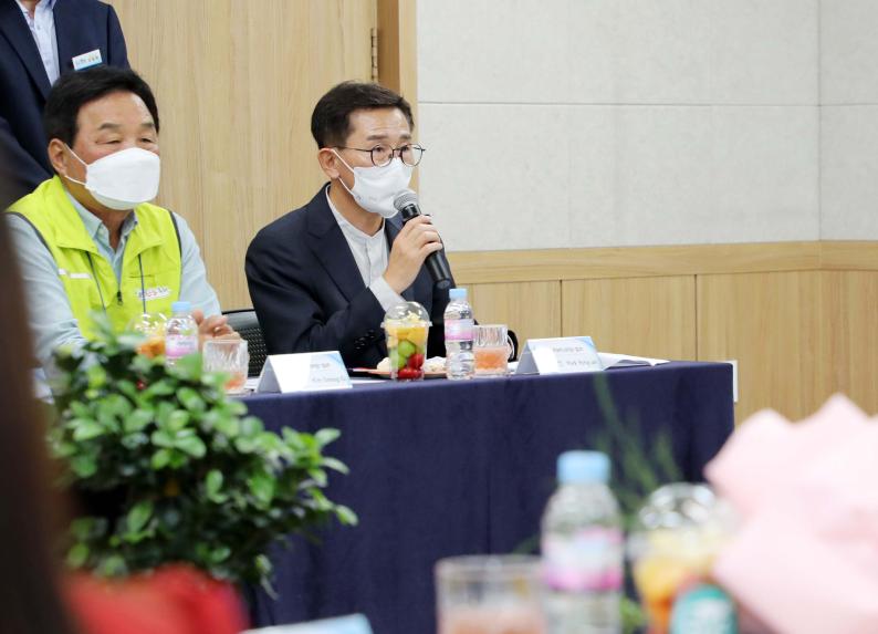 베트남 남짜미현 대표단 환영행사