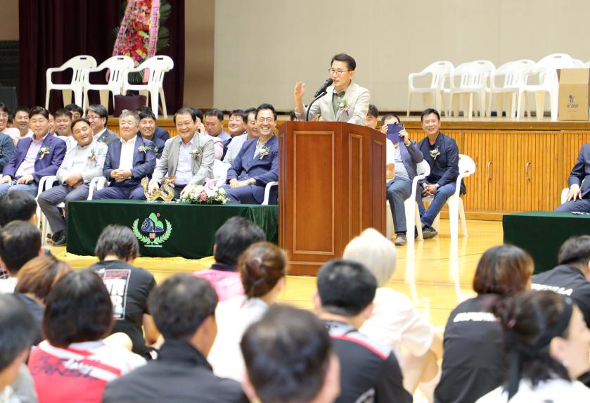 제5회 함양군수배 배드민턴대회 개회식 - 2