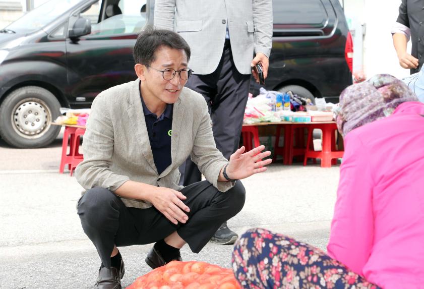 추석명절맞이 안의시장 방문 - 2