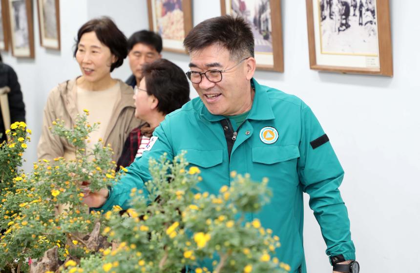 국화분재 재배기술 교육 수료식 - 6