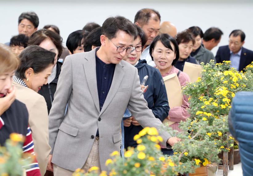 국화분재 재배기술 교육 수료식 - 7
