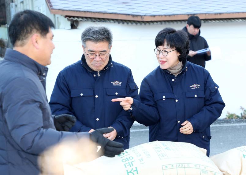 2024년산 공공비축미 건조벼 매입장 방문 - 2