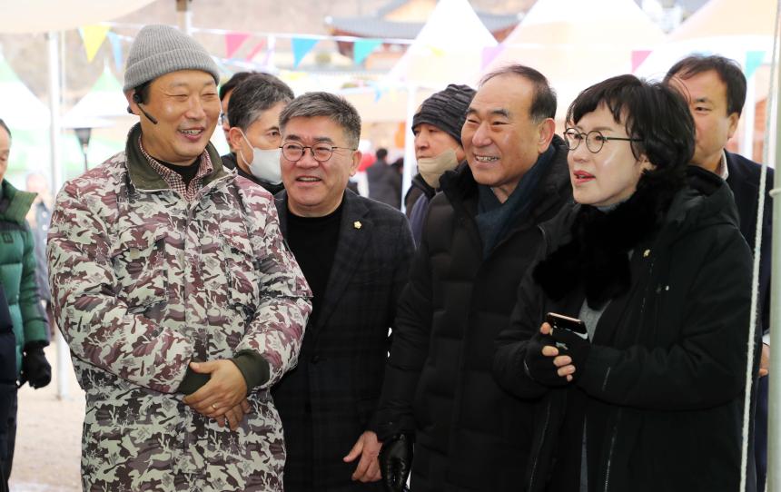 제9회 지리산함양고종시곶감축제 판매장 격려방문 - 3
