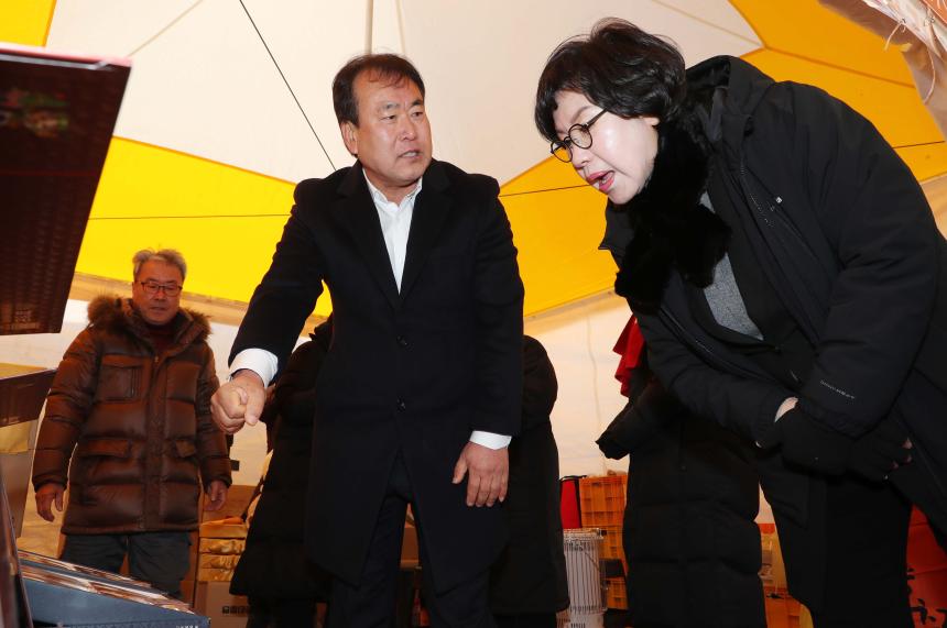 제9회 지리산함양고종시곶감축제 판매장 격려방문 - 7