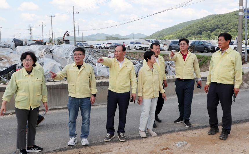 산청-합천 호우피해 위문방문 - 4