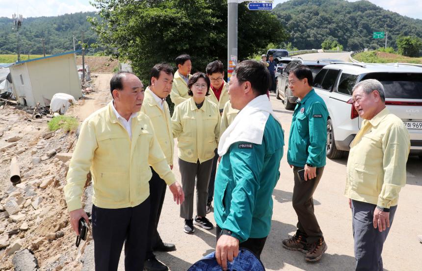 산청-합천 호우피해 위문방문 - 5