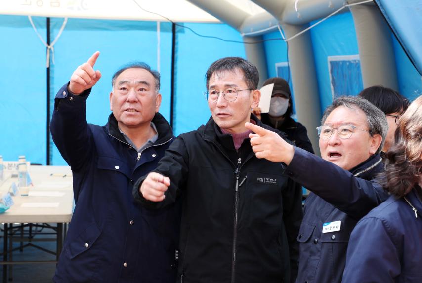 마천산불현장 격려 지원방문 - 6