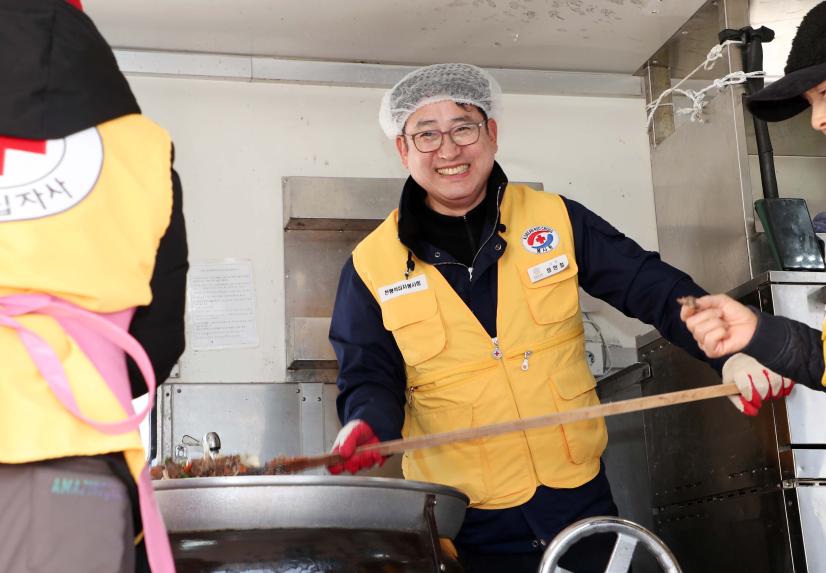 마천산불현장 자원봉사 격려방문 - 3