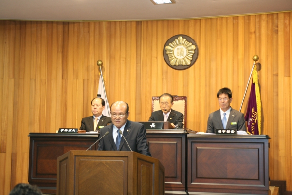 제6대 전반기 기획행정위원회 위원장 당선인사