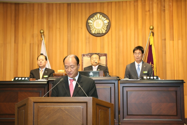 제6대 전반기 산업건설위원회 위원장 당선인사