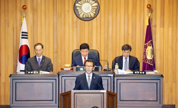 제218회 제1차 정례회 군정질문 실시 - 2