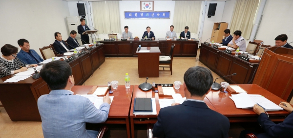 함양군의회 정기 간담회 (2016.7.21.) - 2