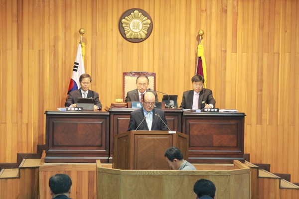 보도자료-제192회 함양군의회 임시회 폐회